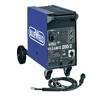 Полуавтомат сварочный Vegamig 200/2 Turbo (35-220А, проволока 0,6-1,0, 220 В, 45 кг.), BLUEWELD, Италия
